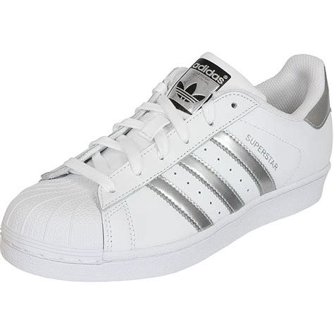 adidas superstar weiß silber 40|Adidas superstars weiß.